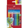 Faber-Castell Jumbo Grip - Pastelky trojhranné - 12 ks + strúhadlo Faber-Castell Jumbo Grip - Pastelky trojhranné - 12 ks + strúhadlo