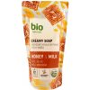 BIO naturell krémové mydlo HONEY & MILK - náhradná náplň 460ml BIO naturell krémové mydlo HONEY & MILK - náhradná náplň 460ml