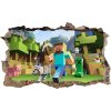 Nálepka na stenu MINECRAFT 3D 100x166 cm VYPR Nálepka na stenu MINECRAFT 3D 100x166 cm VYPR