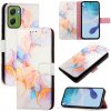 VSETKONAMOBIL 126658 ART MARBLE Peňaženkový kryt pre Motorola Moto G06 / G06 Power WHITE ORANGE VSETKONAMOBIL 126658 ART MARBLE Peňaženkový kryt pre Motorola Moto G06 / G06 Power WHITE ORANGE