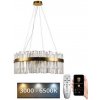 NEDES | LED Stmievateľný krištáľový luster na lanku LED/80W/230V + diaľkové ovládanie | ND3596 NEDES | LED Stmievateľný krištáľový luster na lanku LED/80W/230V + diaľkové ovládanie | ND3596