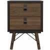 Tmavohnedý nočný stolík Ry – Tvilum Tmavohnedý nočný stolík Ry – Tvilum