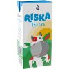 . Trvanlivé mlieko, balené v krabici, 1,5 %, 1 l, RISKA . Trvanlivé mlieko, balené v krabici, 1,5 %, 1 l, RISKA