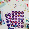 Malé Montessori organizačné nálepky – fialová (40 ks) Malé Montessori organizačné nálepky – fialová (40 ks)