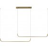 IMMAX NEO PATTINI SMART závěsné svítidlo dvojité 160-280cm, 53W, 3640lm zlaté Zigbee 3.0, TUYA IMMAX NEO PATTINI SMART závěsné svítidlo dvojité 160-280cm, 53W, 3640lm zlaté Zigbee 3.0, TUYA