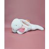 Doudou Plyšový králik s tmavoružovou bambulou 80 cm Doudou Plyšový králik s tmavoružovou bambulou 80 cm