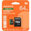 Adata MicroSDXC 64GB Speed Plus UD64GUI3V30A2SP-RA1