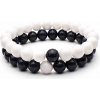 BudNej náramky pre páry YIN a YANG STYLE z tridacny a modrého živca MN3040 BudNej náramky pre páry YIN a YANG STYLE z tridacny a modrého živca MN3040