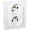 Legrand Slovensko, s.r.o. Niloé - 764543 - dvojzásuvka 2X2P+T detská ochrana - biela Legrand Slovensko, s.r.o. Niloé - 764543 - dvojzásuvka 2X2P+T detská ochrana - biela