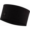 Buff Merino Wide headband Solid Black