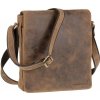 GreenBurry kožená taška 1636-25 hnedá