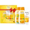 Weleda Měsíčkový kojenecký krém 75 ml + kojenecká kúpeľ 200 ml + kojenecký olej 200 ml + Bavlněná plena s potiskem darčeková sada Weleda Měsíčkový kojenecký krém 75 ml + kojenecká kúpeľ 200 ml + kojenecký olej 200 ml + Bavlněná plena s potiskem darčeková sada