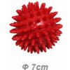 Masážní míček - ježek Velikost: 7 cm, červená Masážní míček - ježek Velikost: 7 cm, červená