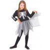 Party Detský kostým na Halloween sivá kostra veľkosť M Party Detský kostým na Halloween sivá kostra veľkosť M