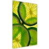 Vertikálny foto obraz fotografie na skle Plátky limetky 50x100 cm Vertikálny foto obraz fotografie na skle Plátky limetky 50x100 cm