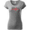 Cycling ekg - Dámske tričko Pure - M ( Tmavosivý melír ) Cycling ekg - Dámske tričko Pure - M ( Tmavosivý melír )