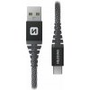 Swissten 71541010 dátový USB-C, 60W / 3A / 1x USB-C(M) / 1x USB-A(M), 1,5m, šedý Swissten 71541010 dátový USB-C, 60W / 3A / 1x USB-C(M) / 1x USB-A(M), 1,5m, šedý