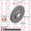 ZIMMERMANN Brzdový kotúč 250137552