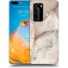 Picasee silikónový čierny obal pre Huawei P40 Pro - Cream marble Picasee silikónový čierny obal pre Huawei P40 Pro - Cream marble