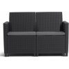 Allibert CLAIRE 2 SEATERS SOFA grafit Allibert CLAIRE 2 SEATERS SOFA grafit