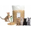 Drevená podstielka pellet 35 l bez zápachu lesná pre mačky a králiky 15 kg Drevená podstielka pellet 35 l bez zápachu lesná pre mačky a králiky 15 kg