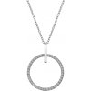 Hot Diamonds Strieborný náhrdelník s pravým diamantom Flora DP718 (retiazka, prívesok) Hot Diamonds Strieborný náhrdelník s pravým diamantom Flora DP718 (retiazka, prívesok)