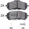 A.B.S. Sada brzdových platničiek kotúčovej brzdy 35018