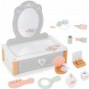 MAMABRUM Drevený toaletný stolík pre dievčatko so zrkadlom + príslušenstvo MAMABRUM Drevený toaletný stolík pre dievčatko so zrkadlom + príslušenstvo
