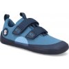Affenzahn Barefoot detské tenisky Sneaker Cotton Happy Bear modré Affenzahn Barefoot detské tenisky Sneaker Cotton Happy Bear modré
