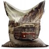 Sablio Sedací vak Historický autobus - 200x140 cm Sablio Sedací vak Historický autobus - 200x140 cm