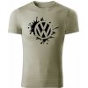T-ričko Volkswagen Splash pánske tričko Farba trička: Svetlá Khaki, Farba potlače: Čierna, Veľkosť: S T-ričko Volkswagen Splash pánske tričko Farba trička: Svetlá Khaki, Farba potlače: Čierna, Veľkosť: S