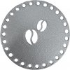 Pro Háčkování Podtácek Ø 10 cm 5 mm kávová zrna šedý Pro Háčkování Podtácek Ø 10 cm 5 mm kávová zrna šedý