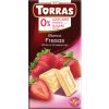 Torras - Biela čokoláda s jahodami 75 g 75g Torras - Biela čokoláda s jahodami 75 g 75g