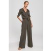 Made Of Emotion Woman's Jumpsuit M703 hnedá