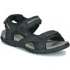 Geox Sandále UOMO SANDAL STRADA Čierna Geox Sandále UOMO SANDAL STRADA Čierna