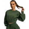 Dámska mikina GymBeam Strix Women‘s Lunar Cropped Jumper Cedar Green S Dámska mikina GymBeam Strix Women‘s Lunar Cropped Jumper Cedar Green S