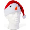 Vianočná mikulášska čiapka - snehuliakový vzor - 30 x 45 cm Vianočná mikulášska čiapka - snehuliakový vzor - 30 x 45 cm