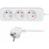 Solight PP03 3m 3Z biela predlžovačka Solight PP03 3m 3Z biela predlžovačka