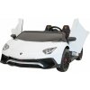 mamido Detské elektrické autíčko Lamborghini Aventador SV biele mamido Detské elektrické autíčko Lamborghini Aventador SV biele