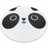 Najkoberce KRUH PETIT PANDA biely 120 cm kruh Najkoberce KRUH PETIT PANDA biely 120 cm kruh