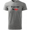 Trust me I´m Mgr. / Ver mi som Magister. - Klasické pánske tričko vyššej gramáže - XL ( Tmavosivý melír ) Trust me I´m Mgr. / Ver mi som Magister. - Klasické pánske tričko vyššej gramáže - XL ( Tmavosivý melír )