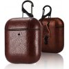 Enem Kožený obal na Airpods 1/2 - Tmavo hnedý APTROL61 Enem Kožený obal na Airpods 1/2 - Tmavo hnedý APTROL61