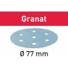 FESTOOL 497406 Brúsne kotúče STF D77/6 P120 GR/50 Granat FESTOOL 497406 Brúsne kotúče STF D77/6 P120 GR/50 Granat