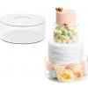 Cakesicq Akrylový plniteľný okrúhly stojan na torty mezanín 20x10cm Cakesicq Akrylový plniteľný okrúhly stojan na torty mezanín 20x10cm