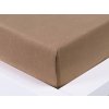 XPOSE® Jersey plachta Exclusive - hnedá 180x200 cm, Jersey XPOSE® Jersey plachta Exclusive - hnedá 180x200 cm, Jersey