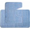 Kúpeľňové predložky set 2 kusov Braccus svetlomodré EMI Kúpeľňové predložky set 2 kusov Braccus svetlomodré EMI