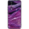 Picasee silikónový čierny obal pre Honor 70 - Purple glitter Picasee silikónový čierny obal pre Honor 70 - Purple glitter