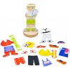 Bigjigs Toys magnetické obliekacie puzzle športové aktivity