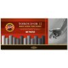 Koh-I-Noor Toison Soft Pastels Sada suchých pastelov greys 12 ks Koh-I-Noor Toison Soft Pastels Sada suchých pastelov greys 12 ks
