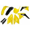 SUZUKI RMZ450 08-17 UFO sada kapotážových plastov OEM SUZUKI RMZ450 08-17 UFO sada kapotážových plastov OEM